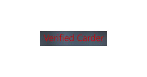 verified carder forum website.